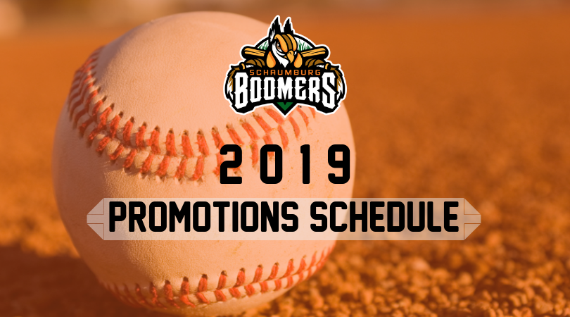 2019 Promotion Schedule Released